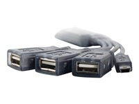 C2G 11in 4-Port USB 2.0 Hub Cable