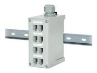 Panduit IndustrialNet DIN Rail Fiber Optic Enclosure