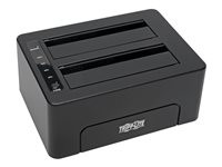 Tripp Lite USB 3.0 SuperSpeed to Dual SATA External Hard Drive Docking Station w/ Cloning 2.5in and 3.5in HDD