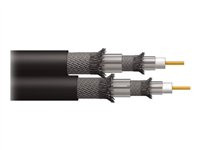 C2G Dual RG6/U Quad Shield In Wall Coaxial Cable
