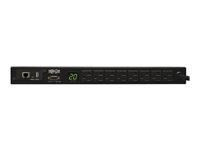 Tripp Lite PDU Monitored 120V 20A 5-15/20R 8 Outlet L5-20P Horizontal 1URM