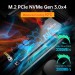 Netac SSD NVMe M.2 2280 PCIe 3.0x4 с радиатором, QLC, 250GB-2TB