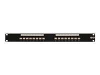 Tripp Lite 16-Port Fiber Patch Panel 62.5/125 or 50/125 LC/LC 1URM