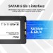 Netac SSD SATA 2.5" QLC, 560Mbps, 128GB-2TB для ПК и ноутбука