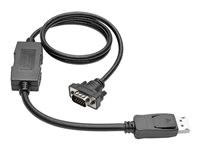 Tripp Lite 10ft DisplayPort to VGA / DP to VGA Adapter Active Converter with Latches DP 1.2 M/M 10'