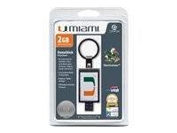 Centon DataStick Keychain Collegiate University of Miami Edition