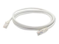 AddOn 1ft RJ-45 Cat6A White Patch Cable
