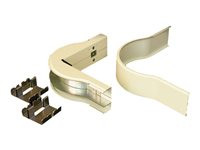 C2G Wiremold 2400D Divided Radiused External Elbow Fitting