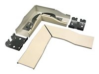 C2G Wiremold 2400 Radiused Flat Elbow Fitting