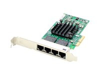 AddOn HP 538696-B21 Comparable Quad RJ-45 Port PCIe NIC