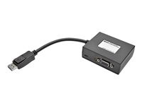 Tripp Lite 2-Port DisplayPort to VGA Video Splitter 1080p 1920 x 1080 60Hz