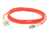AddOn 50m LC to SC OM1 Orange Patch Cable