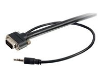 C2G Select 25ft Select VGA + 3.5mm Stereo Audio Cable-In-Wall CMG-Rated VGA Cable