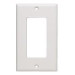 C2G Decorative Style Cutout Single Gang Wall Plate