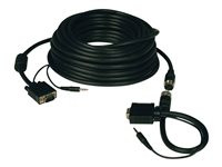 Tripp Lite 50ft SVGA / VGA Coax Monitor Cable with Audio and RGB High Resolution Easy Pull HD15 M/M 50'