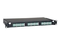 Tripp Lite 36-Port LC/LC Rackmount Fiber Enclosure Feed Through Patch Panel 1U