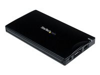StarTech.com 2.5in Black eSATA USB External Hard Drive Enclosure for SATA HDD