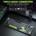 AULA F99PRO механическая клавиатура 99 клавиш RGB с медиа-крутилкой