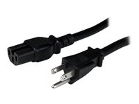 StarTech.com 8 ft Heavy Duty 14 AWG Computer Power Cord