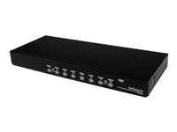 StarTech.com 8 Port 1U RackMount USB PS/2 KVM Switch with OSD