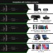 Проводная игровая гарнитура со звуком 5.1 и регулируемым микрофоном