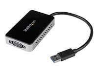 StarTech.com USB 3.0 to VGA External Video Card Multi Monitor Adapter with 1-Port USB Hub