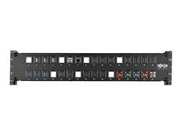 Tripp Lite 32-Port 2U Rack-Mount Unshielded Blank Keystone/Multimedia Patch Panel, RJ45 Ethernet, USB, HDMI, Cat5e/6