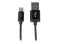 StarTech.com 6in Short Black Apple 8pin Lightning to USB Cable iPhone iPad
