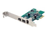 StarTech.com 3 Port 2b 1a 1394 PCI Express FireWire Card Adapter