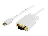 StarTech.com 15ft Mini DisplayPort to VGA Adapter Cable mDP to VGA White