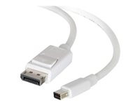 C2G 3ft Mini DisplayPort to DisplayPort Adapter Cable-Thunderbolt to DP-White