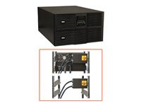 Tripp Lite UPS Smart Online 8000VA 7200W Rackmount 8kVA 208/240V 230V USB DB9 Manual Bypass Hot Swap 6URM