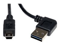 Tripp Lite 6ft USB 2.0 High Speed Cable Reversible Right/Left Angle A to 5Pin Mini B M/M 6'