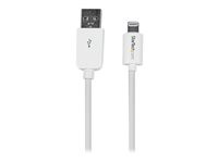 StarTech.com 6in Short White Apple 8pin Lightning to USB Cable iPhone iPad