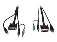 Tripp Lite 10ft Cable Kit for DVI / USB / Audio Secure KVM Switches 10'