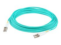 AddOn 15m LC to ST OM3 Aqua Patch Cable