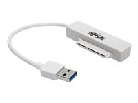 Tripp Lite 6in USB 3.0 SuperSpeed to SATA III Adapter w/UASP/2.5" Hard Drives White