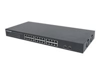 Intellinet 24-Port Gigabit Ethernet Switch with 2 SFP Ports