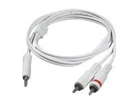 C2G One 3.5mm Stereo Male to Two RCA Stereo Male Audio Y-Cable