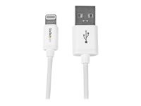 StarTech.com 11in Short White Apple 8pin Lightning to USB Cable iPhone iPad