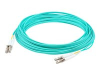 AddOn 25m LC to ST OM3 Aqua Patch Cable