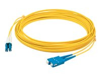 AddOn 20m LC to SC OS1 Yellow Patch Cable