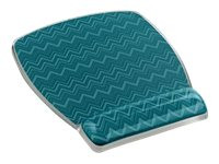 3M Precise Optical Mouse Pad with Gel Wrist MW308-GR Chevron