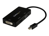 StarTech.com Travel A/V Adapter: 3-in-1 mDP to VGA / DVI / HDMI Converter