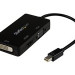 StarTech.com Travel A/V Adapter: 3-in-1 mDP to VGA / DVI / HDMI Converter