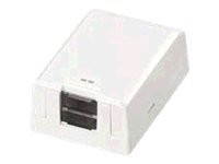 Panduit MINI-COM Shuttered Surface Mount Box