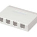 Panduit MINI-COM Shuttered Surface Mount Box