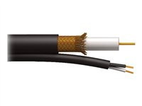 C2G Siamese RG59/U Coaxial Cable with 18/2 Power Cable