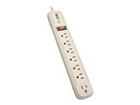 Tripp Lite Surge Protector Power Strip TL P74 R 120V Rt Angle 7 Outlet 4' Cord