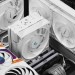 Кулер процессорный DEEPCOOL AG400, 4 тепловые трубки, ARGB, TDP 220W
